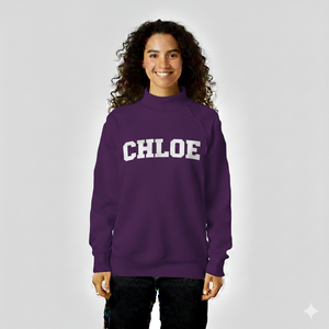 Winter Ready Women Mockneck Sweatshirt Heavyweight Fleece Lined Casual Wear OEM Supplier - Product Image 1