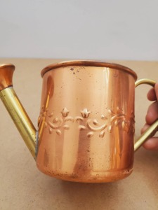 Regadera Clásica de Cobre para Plantas de Interior y Exterior, Jardín, Balcón, Patio, Decorativa, Funcional y para Uso Doméstico, de la India - Product Image 4