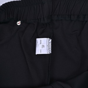 MRI <b>Black</b> Knitted <b>Straight</b> <b>Leg</b> Pants Drawstring Waist Casual Full Length <b>Women</b> Autumn Wear with Custom Logo Design <b>Trousers</b> - Product Image 6