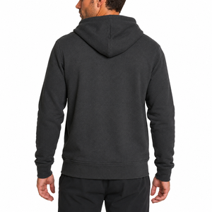 Mens soft zip hoodie created for warmth comfort and freedom of movement with a clean modern appearance for daily use OEM - Product Image 3