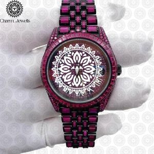 Montre de luxe pour homme Charm Jewells, boîtier carré en acier inoxydable, cadran de 40 mm, bracelet de 20 cm, mouvement mécanique, résistance à l'eau 10 bars, automatique - Product Image 4
