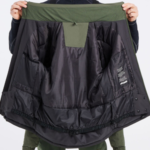 Custom Breathable Windproof Coated Quilted Eco-Friendly Ski & Snowboarding <b>Jacket</b> Wholesale Waterproof for Men - Product Image 4