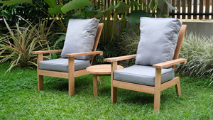 Teak Garden Adirondack Chair Outdoor Wooden Armchair Contemporary Design Durable Eco-Friendly Portable Park & Villa - Product Image 2