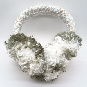 Knitted Headband Ear Muffs for <b>Women</b> Black Fuzzy Winter <b>Earmuffs</b> Warm Cozy Outdoor Accessories - Product Image 6