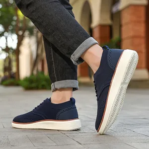 Nouvelles baskets décontractées pour hommes, légères et confortables, respirantes, en maille, à semelle souple, idéales pour la marche et le jogging en été - Product Image 4