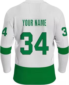 Maillot de hockey sur glace personnalisé avec impression par sublimation, vêtements de sport pour équipe - Product Image 4
