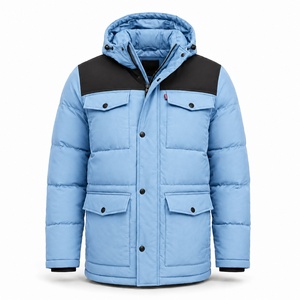 Fabricante de Chaquetas Parka Personalizadas al por Mayor, Abrigo de Invierno Acolchado Impermeable, Ropa de Exterior, Proveedor de Marca Privada OEM - Product Image 1