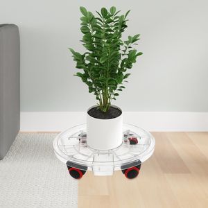 Set di 8 Ruote per Vasi da Fiori, Diametro Interno 11,8'', Esterno 13'', per Supporto Vaso con Raccolta Acqua - Product Image 4