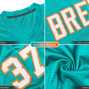 Maillots de football américain en gros, qualité supérieure, broderie, séchage rapide et respirant - Product Image 3