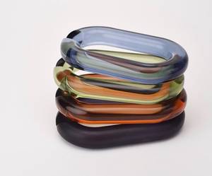 <b>Oversized</b> Resin Craft Colorful Transparent Chain Link <b>Wall</b> Accent Decorative Hanging Modern Handmade Luxury Birthday Wedding - Product Image 3