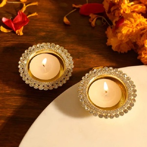 Candle Holder, Indian Wedding GIft, Diwali Decoration, Diwali Gift, Housewarming And Party Favour, Ganpati Decoration, <b>Tea</b> <b>Light</b> - Product Image 1