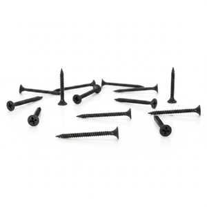 Vis métriques en acier au carbone noir classe 8.8, filetage grossier, tête cylindrique, finition phosphatée, embout Phillips, marque PDC, modèle 9, pour cloisons sèches - Product Image 6