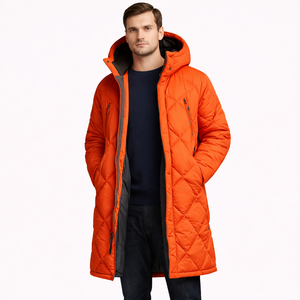 เสื้อแจ็คเก็ตมีฮู้ดสำหรับฤดูหนาวแบบควิลท์สำหรับผู้ชายและผู้หญิง ยี่ห้อ GLOVES City น้ำหนักเบา ระบายอากาศได้ดี กันลม ไซส์ใหญ่ สีพื้น อุ่นสบาย ปิดด้วยซิป - Product Image 2