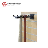 Étui pour batte de baseball Swift Brands argent/noir pour revêtement en poudre, pour affichage mural en magasin, options personnalisables