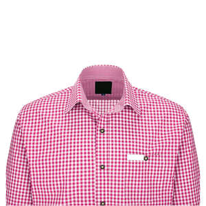 Chemises décontractées élégantes pour hommes 2026 en gros, à manches longues, à carreaux, coupe ajustée, style bavarois, personnalisables avec logo et design, confortables - Product Image 4