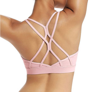 <b>Top</b> Trendy Premium Breathable Comfortable Fit Women Sports Bra with Custom Packaging Front Logo Wholesale OEM Service for Sale - Product Image 5