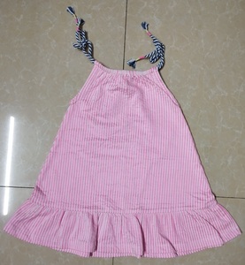 Vestido Casual de Verano para Mujer, Diseño a Rayas, Transpirable, Sin Mangas, con Cuello y Dobladillo - Product Image 5