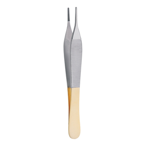 Pinzas Adson Premium TC Dentadas de 12 cm, Pinzas Quirúrgicas de Acero Inoxidable con Carburo de Tungsteno para Cirugía Plástica - Product Image 1