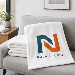 Manta de Franela Tejida Lisa para Sublimación, Personalizada, Anti-Pilling, Ecológica, con Nombre Personalizado para Uso en Avión - Product Image 4