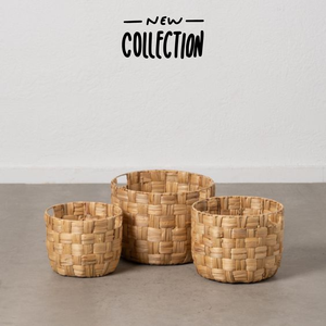 Practical Foldable Handwoven Clothing Storage Basket with Hole Handles Convenient Storage Boxes & <b>Bins</b> - Product Image 3