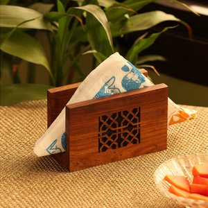 UNIVERSAL OVERSEAS Porte-mouchoirs en bois chinois traditionnel, écologique, imperméable, fait main, durable, portable et personnalisable - Product Image 6