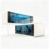 Cabane Apple de luxe moderne de 20 pieds, coque en aluminium, maison préfabriquée, mini-maison mobile, bureau de jardin extérieur avec salle de bain