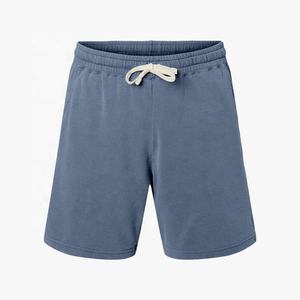 Pantalones Cortos Deportivos de Felpa 100% Algodón con Bordado Personalizado de Alta Calidad para Hombre, Estilo Moderno, Vintage e Informal - Product Image 4