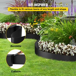 Bordo per Paesaggistica Flessibile da 10 Pollici di Profondità, Lunghezza Totale 300 Piedi, in HDPE Riciclato, per Terrazze e Giardini - Product Image 5