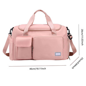 Bolsa de Viaje Deportiva de Lujo Personalizada, Bolsa de Yoga y Gimnasio, Portátil, con Separación para Ropa Húmeda y Seca, con Logotipo - Product Image 2