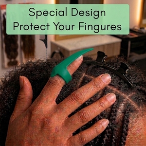 Herramienta Profesional para Aplicación de Extensiones de Cabello en Salón, Anillo Separador de Dedos con Separador de Uñas Fácil para una Separación Precisa del Cabello - Product Image 6