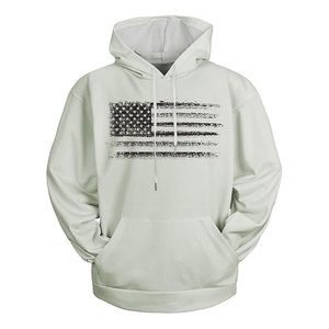 Sudadera con capucha de camuflaje personalizada con estampado completo, hombros caídos, cremallera, bordado técnico, talla XL, estilo crop, con estampado. - Product Image 1