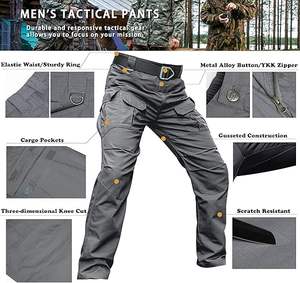 Pantalons de travail de sécurité tendance pour hommes, pantalons haute visibilité pour hommes - Product Image 1