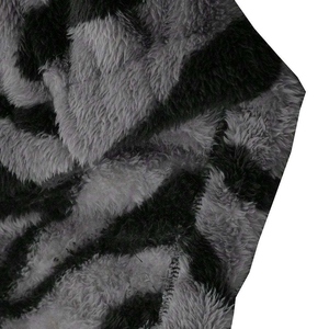Cardigan épais à capuche pour homme, style urbain, imprimé léopard, en molleton de coton écologique, avec cordon de serrage et manches longues - Product Image 6