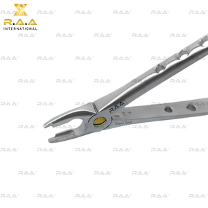 Forceps d'extraction dentaire R.A.A. INTERNATIONAL F3, revêtement diamant, extraction universelle des dents supérieures antérieures, RAA-274 - Product Image 4
