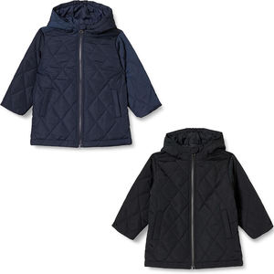 Doudoune matelassée légère pour enfants, style duvet, avec capuche, pour garçons et filles, manteau d'hiver chaud pour l'extérieur - Product Image 1