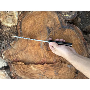 Cuchillo Tracker Burraq OEM DIY Personalizado Hecho a Mano de Acero D2 Industrial de Espiga Completa de 12 Pulgadas con Funda de Cuero y Garantía de 14 Días para Aniversario - Product Image 6