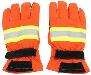 Équipement de lutte contre les incendies, gants de pompier structurels avec revêtement ignifuge, gants de sécurité - Product Image 1