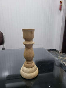 Ensemble de bougeoirs décoratifs en bois faits à la main pour la décoration, en provenance d'Inde par CRAFTING CRAFTS - Product Image 4