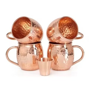 Durable Drinkware <b>Copper</b> Mug Moscow Mule <b>Cup</b> Smooth Finish for Bar Kitchen Restaurant Service - Product Image 6