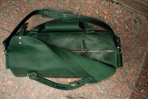 Bolsa de Viaje de Cuero Genuino, Estilo Retro, para Fin de Semana, para Hombre y Mujer, Gran Capacidad, Portátil, Ligera, Equipaje de Cabina - Product Image 5