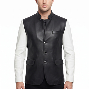 Men's Genuine Cowhide <b>Leather</b> <b>Blazer</b> Custom Design Men's Fashion <b>Leather</b> <b>Blazer</b> OEM Men's <b>Leather</b> <b>Blazer</b> - Product Image 1