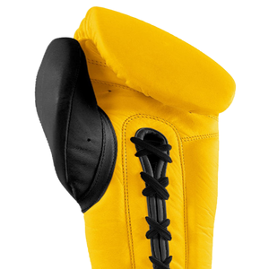 Gants de boxe jaunes personnalisés avec logo, en PU, à lacets, réglables, de haute qualité, pour l'entraînement, 10-16 oz, avec bandage pour les mains, unisexe, Xypex Corporation - Product Image 5