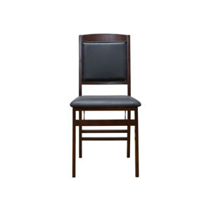 Chaise de salle à manger industrielle pliable moderne de haute qualité en PC et métal, couleur naturelle, en contreplaqué 5 couches, mobilier de cuisine convertible - Product Image 2