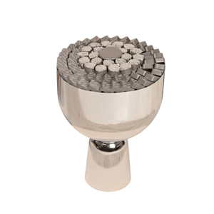 Bol de service élégant en argent poli sur pied, idéal pour les mariages et événements – Cadeau décoratif en métal de luxe pour la vente en gros - Product Image 1