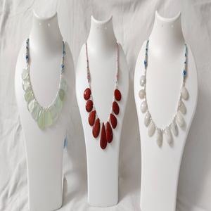 Cristal Natural, Jaspe Rojo, Piedra Lunar Blanca, Gemas al por Mayor, Más Vendidas, Ojo de Tigre, Collar de Cuentas, Hermosa Calidad Superior - Product Image 2