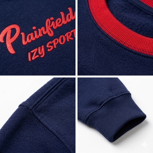 Sudadera Clásica de Cuello Redondo para Hombre, de Felpa Relajada, Mezcla de Algodón, Manga Larga, Ropa Casual para el Día a Día, Sudadera Deportiva - Product Image 6