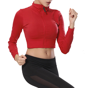 OEM Customized Fitness Clothing Hooded <b>Yoga</b> <b>Jacket</b> Slim Fit Thumb Hole Fitness Track <b>Jacket</b> for Women's - Product Image 4