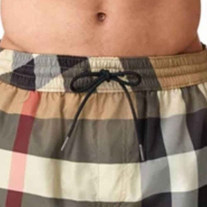 Men's Casual Mid-Waist Sports Shorts <b>Elastic</b> Waist Breathable Quick Dry Knitted Polyester Solid Plus Size Hot Sale - Product Image 4