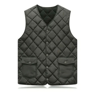 Gilet matelassé respirant décontracté pour homme, veste sans manches d'hiver, chaud et rembourré, 100% polyester, pour les sports de plein air et les voyages - Product Image 1