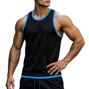 Men's Muscle Tank <b>Top</b> Wholesale Bulk Custom Made Quick Dry Training Singlet Breathable Athletic Gym Vest Bodybuilders Tank <b>Tops</b> - Product Image 6